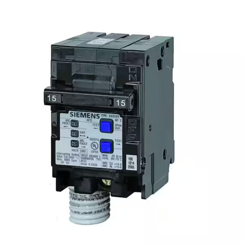 Siemens Q215AFC  15-Amp Double Pole 120-Volt Combination Type AFCI Circuit (5-Pack) Siemens Q215AFC  15-Amp Double Pole 120-Volt Combination Type AFCI Circuit (5-Pack)