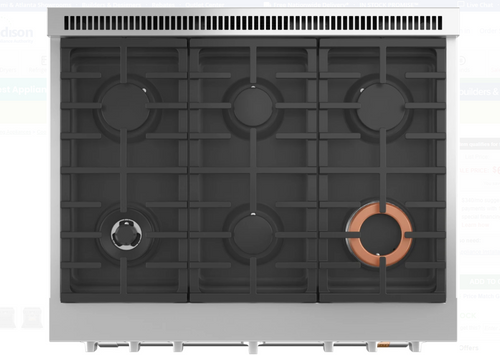 Cafe Professional Series CGY366P3TD1 36 Inch Smart Professional Gas Range with 6 Sealed Burners Cafe Professional Series CGY366P3TD1 36 Inch Smart Professional Gas Range with 6 Sealed Burners