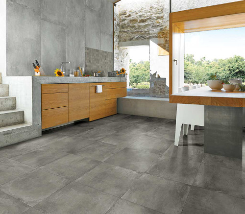 `+ One Plumb 24x24 Rec | Porcelain tile | Builder Grade