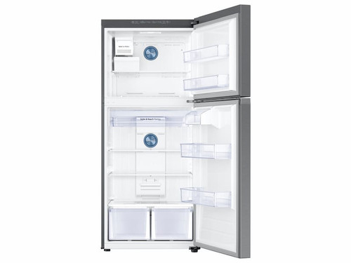 Samsung RT18M6215SR - 17.6 cu. ft. Top-Freezer Refrigerator with FlexZone - Stainless Steel