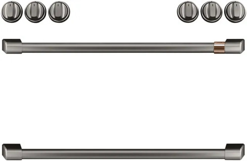 Cafe CXFCGHKPMBT Front Control Gas Knobs and Handles - Brushed Black