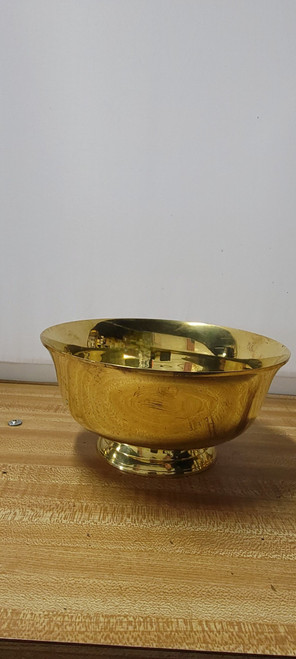Vintage Brass Gold Pedestal Bowl |By the Case|