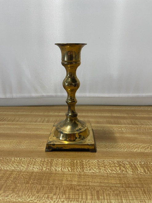 Vintage Brass Candle Stick Square Platform |By the Case| 