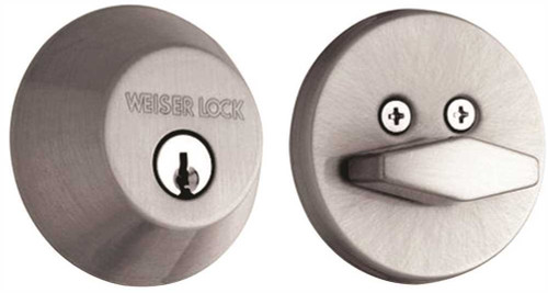 Weiser GD9471 X26D WS B RLR2 Satin Chrome Single Cylinder Deadbolt Weiser GD9471 X26D WS B RLR2 Satin Chrome Single Cylinder Deadbolt