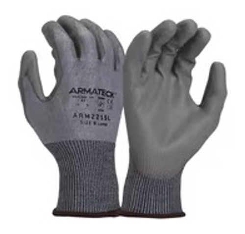 Armateck 15G Engineered Yarn A2 Cut Resistant Polyurathane Palm Dipped Gloves | 10 Pack|  Size S Armateck 15G Engineered Yarn A2 Cut Resistant Polyurathane Palm Dipped Gloves | 10 Pack|  Size S