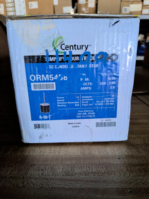 Century Motors ORM5458 Condensor Fan Motor