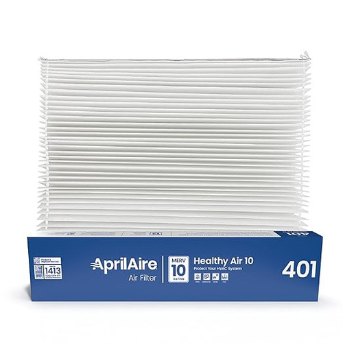 Aprilaire 401 Replacement Furnace Filter for Aprilaire 2400, Space-Gard 2400 Whole-House Air Purifiers - MERV 10, 16x25x6 Air Filter