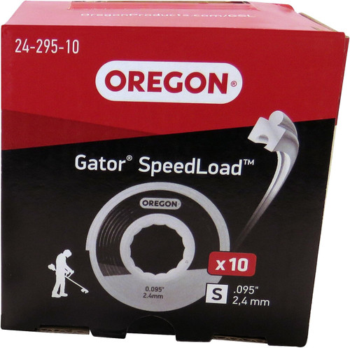 Oregon 24-295-10 Gator SpeedLoad Trimmer Line, .095", 10 Pack, SM