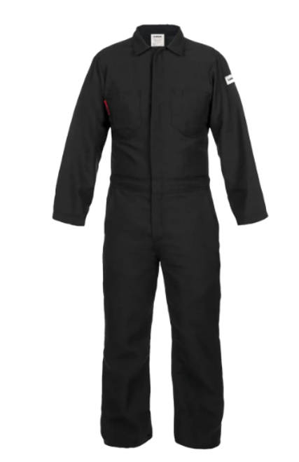 Lakeland Flame Resistant Coveralls- Black |Size 52  Short|  Lakeland Flame Resistant Coveralls- Black |Size 52  Short|