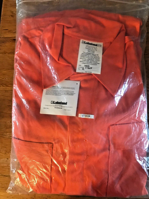 Lakeland FR Coveralls- Orange  |Size 52 Regular|  Lakeland FR Coveralls- Orange  |Size 52 Regular|