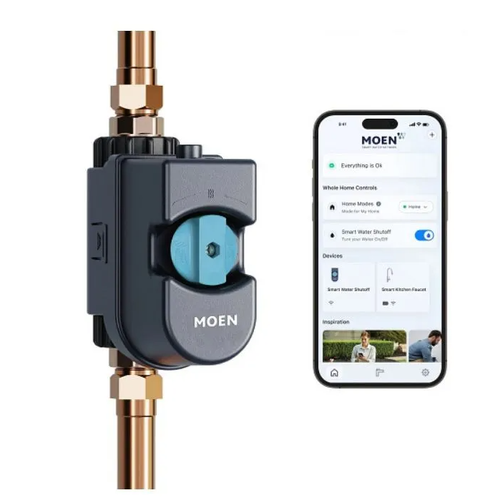 Moen 900-006 1" Flo Smart Water Monitor & Shutoff with Leak Detection System