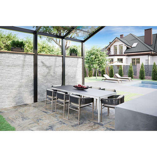 Northern Trail Ledger Stone 6 x 18 Marble Split Face Panel