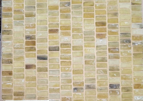 Lunada Bay Mosaic Chuzenii Silk Stacked 1/2 x 1