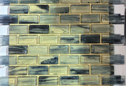 Lunada Bay Mosaic Sado 1 x 2 Natural