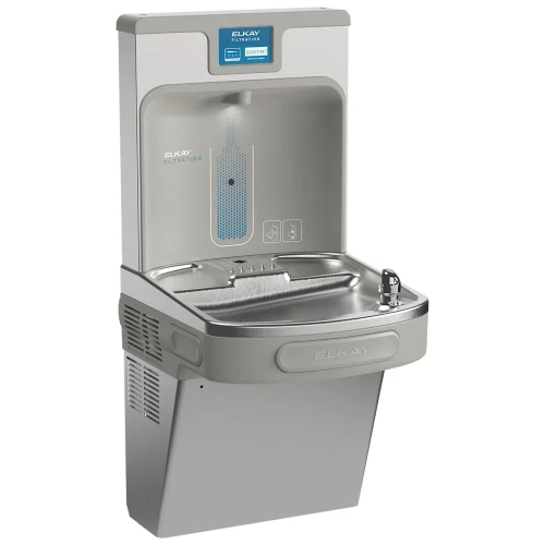 Elkay ezH2O LZS8WSVRSK Bottle Filling Station with Single ADA Vandal-Resistant Cooler, Filtered, Stainless