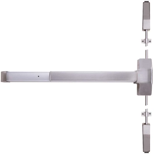 Tell Manufacturing EX100080 9400B Grade 1 Surface Vertical Rod Exit Device, 36 in., Satin Stainless