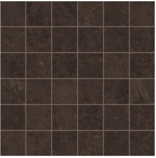 Wisteria Brown 11 3/4 x 11 3/4 Mosaic 2x2 Square Matte
