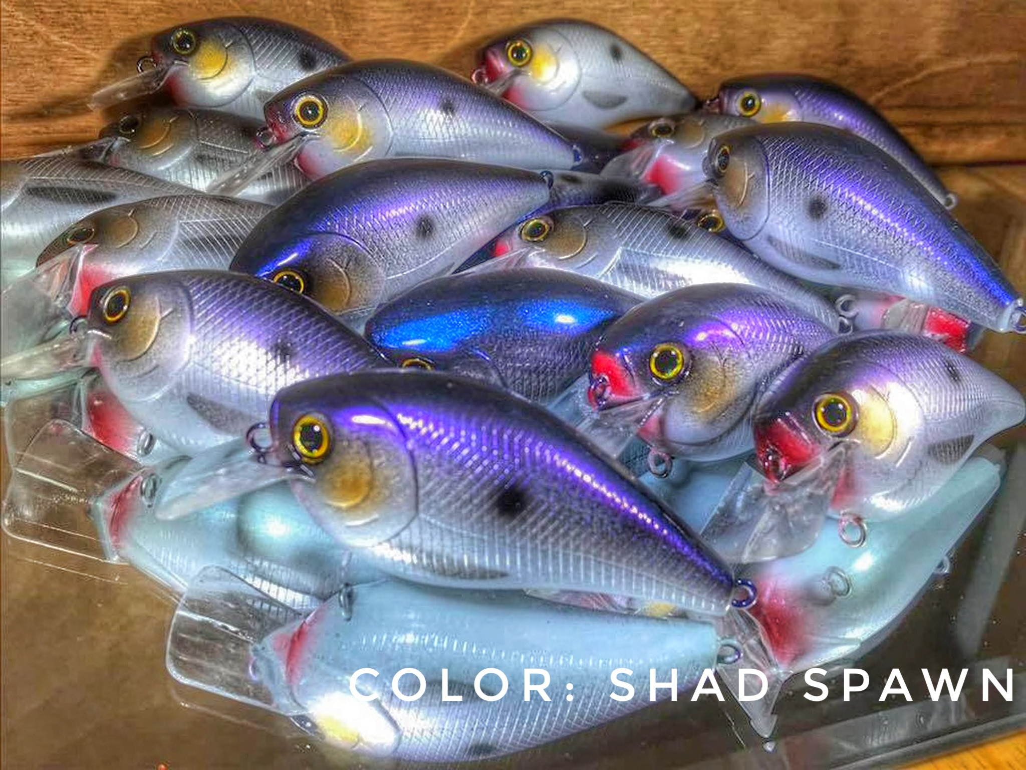 1.5 React! Square Bill Crankbait Color: Krews Shad