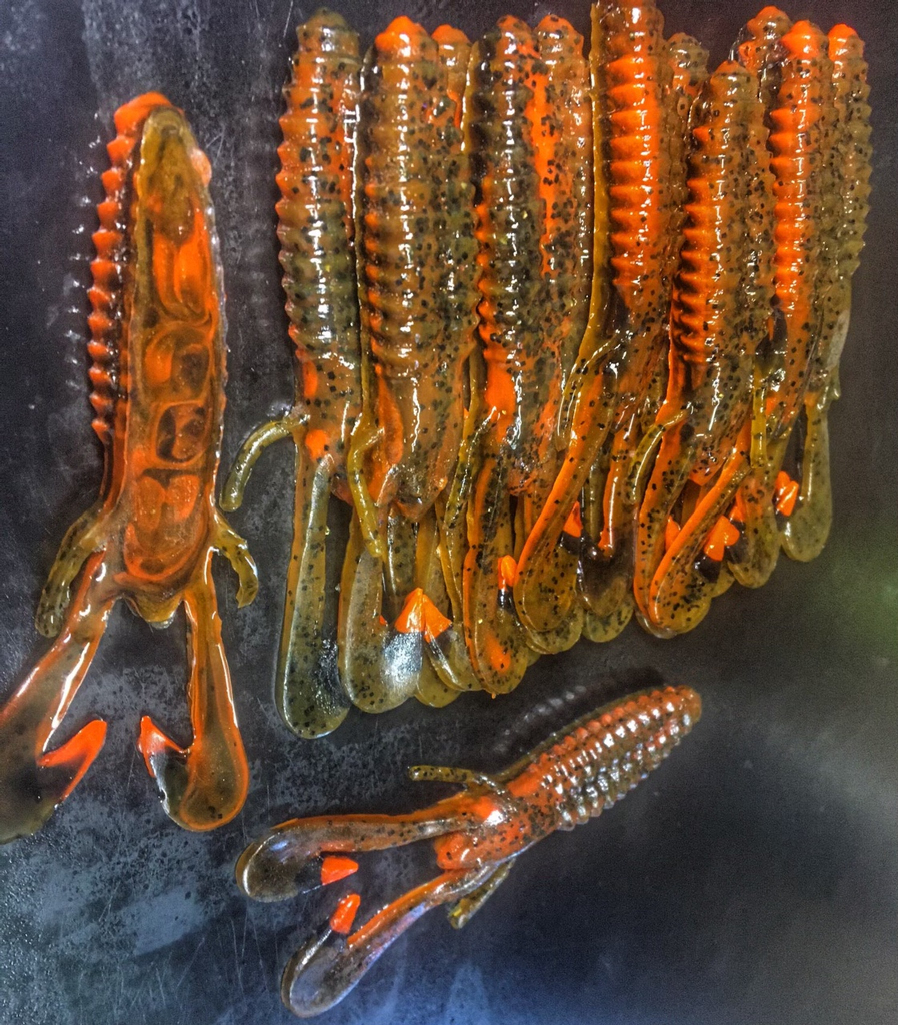 4.5 Ignite Craw Color: Natural Craw 30 count pack (Pre Order 2-3 Weeks) -  Paul Krew Custom Baits