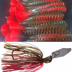 3.5" Rumble Tail Color: Hot Craw 30 Count Pack  (Pre Order 2-3 Weeks)