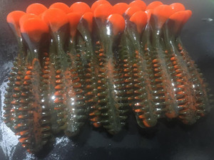 3.5" Rumble Tail Color: Natural Craw 30 Count Pack  (Pre Order 2-3 Weeks)