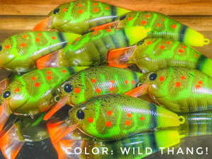 1.5 React! Square Bill Crankbait Color: Wild Thang