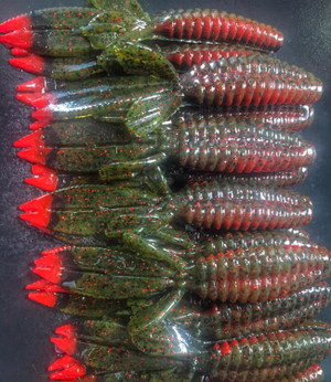 4.5 Beaver Color: Chili Craw 30 count pack (Pre Order 2-3 Weeks)