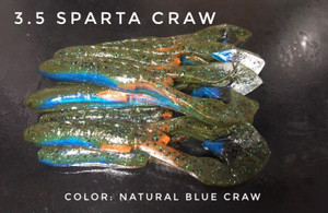 3.5 Sparta Craw - Paul Krew Custom Baits