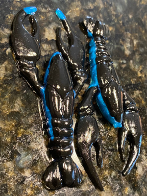 3.5” Live NEKO / Ned Rig Craw Color: Black Shadow 30 count pack (Pre Order 2-3 Weeks)