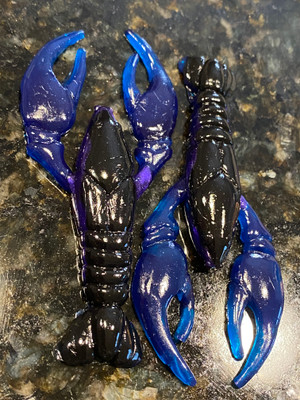 3.5" Live NEKO / Ned Rig Craw Color: Lights Out! 30 count pack (Pre Order 2-3 Weeks)