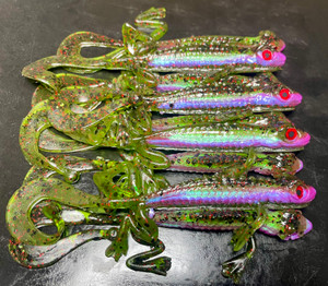 5.5" Louie The Lizard! Color: Sweet Watermelon 25 count pack (Pre Order 2-3 Weeks)