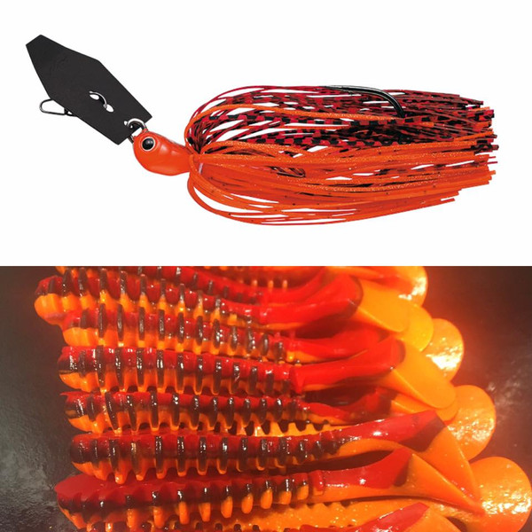 3.5" Rumble Tail Color: Fire Craw 30 Count Pack  (Pre Order 2-3 Weeks)