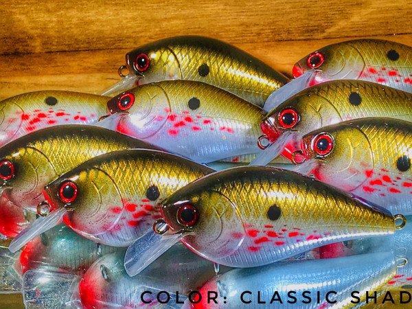 1.5 React! Square Bill Crankbait Color: Classic Shad