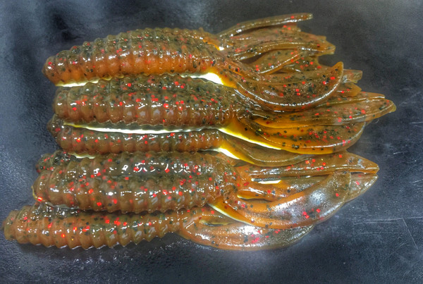 4 1/4 Sniper Craw Color: Rootbeer Float 30 count pack (Pre Order 2-3 Weeks)