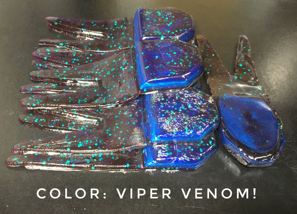 2 1/2" Chunk Trailer Color: Viper Venom! 20 count pack  (Pre Order 2-3 Weeks)