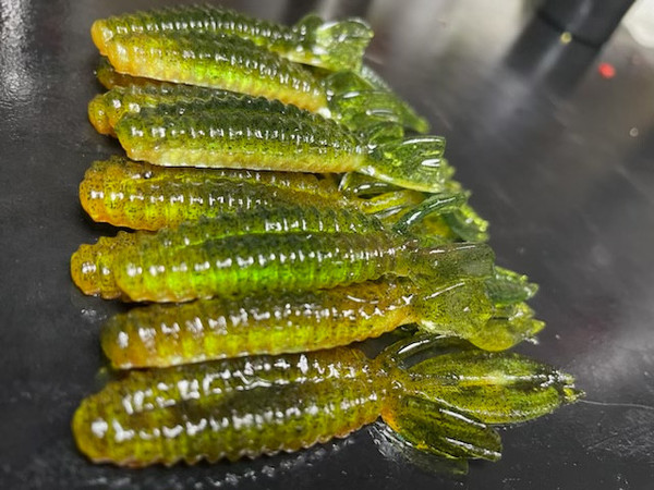 4.5 Beaver Color: Grass Craw 30 count pack (Pre Order 2-3 Weeks)