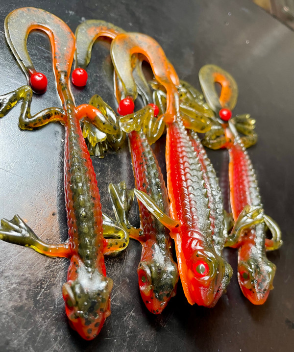 5.5" Louie The Lizard! Color: Spring Crusher 25 count pack (Pre Order 2-3 Weeks)