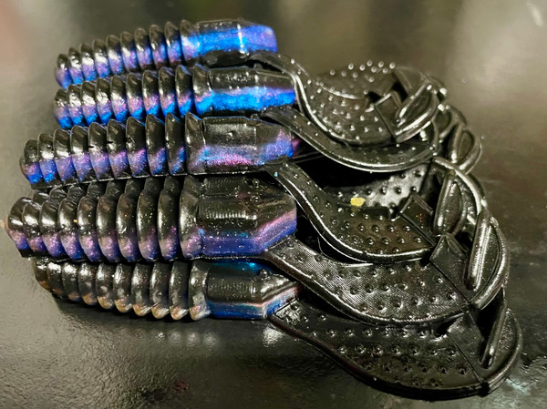 4" VIPER Craw Color: Black Magic 25 Count Pack  (Pre Order 2-3 Weeks)