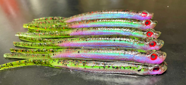 5.5" Ripper Minnow Color:Sweet Watermelon 25 count pack  (Pre Order 2-3 Weeks)
