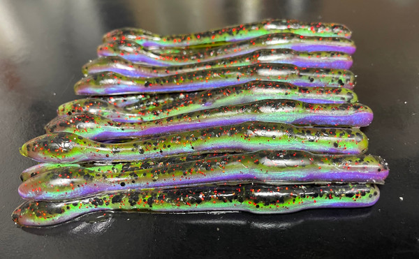 4.25” Thumper Worm Color: Sweet Watermelon 30 count pack (Pre Order 2-3 Weeks)