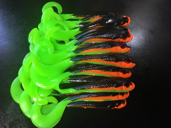 4.5 Nitrous Minnow Color: Fire Tiger 25 count pack  (Pre Order 2-3 Weeks)