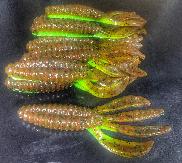 4 1/4 Sniper Craw Color: Ole Staple 30 count pack (Pre Order 2-3 Weeks)