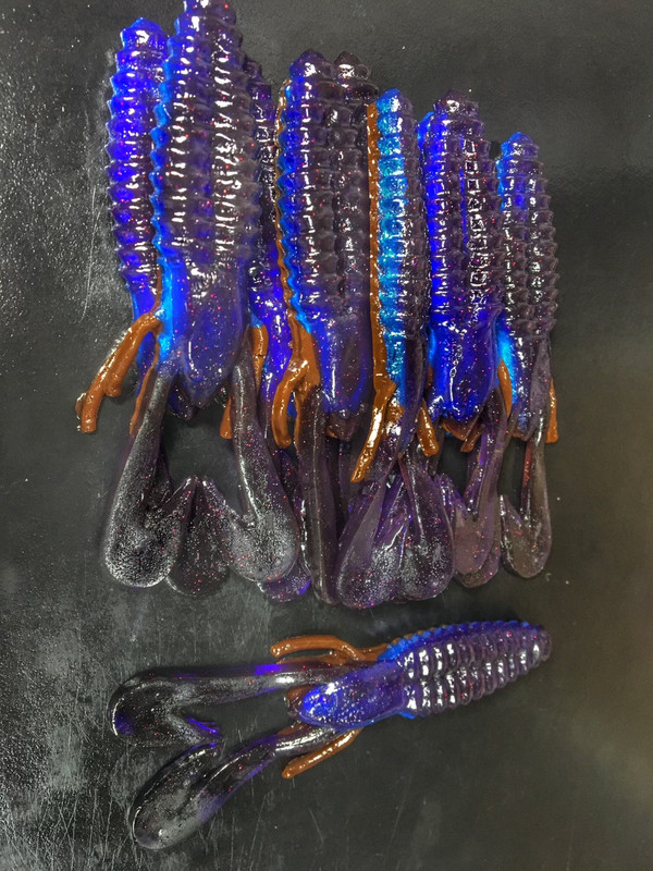 4.5 Ignite Craw Color: PB&J Supreme 30 count pack (Pre Order 2-3 Weeks)