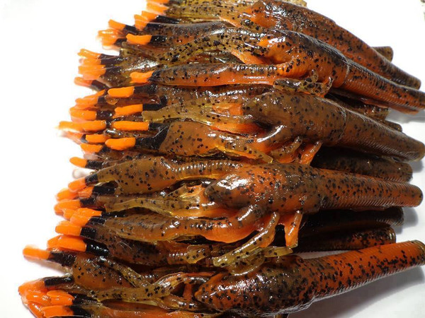 4” Flipn/Pitch Craw Color: Natural Craw 20 Count Pack  (Pre Order 2-3 Weeks)
