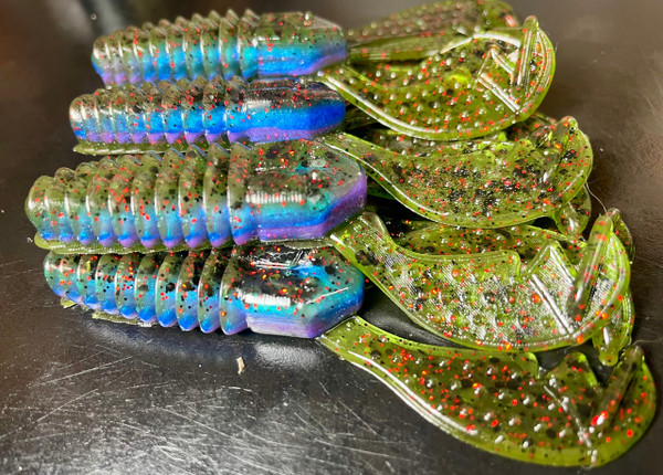 3.5" VIPER Craw Color: Fish On! 25 Count Pack  (Pre Order 2-3 Weeks)