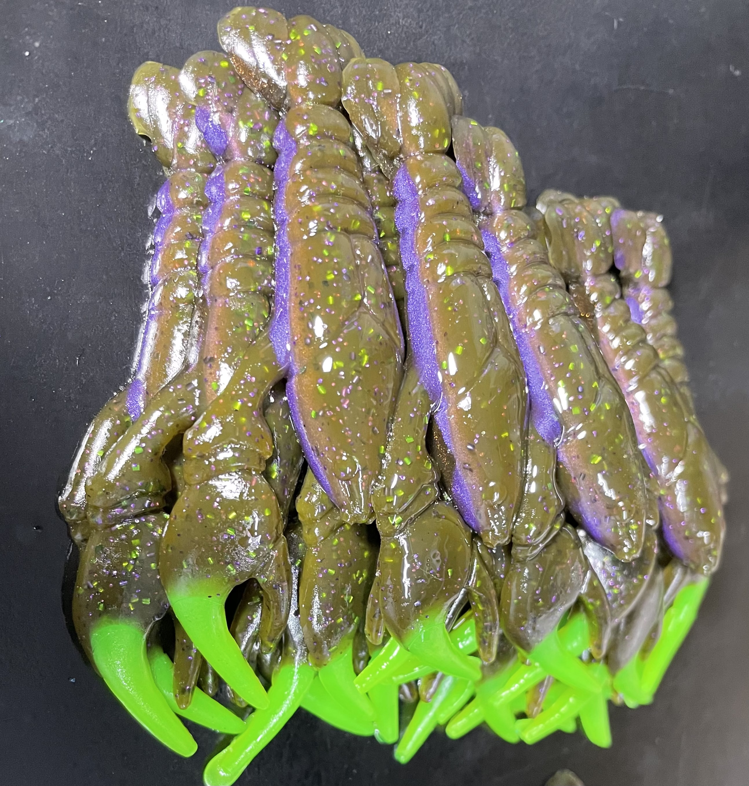 3.5 Emperor Beaver Color: Natural Craw 30 count pack (Pre Order 2-3 Weeks)  - Paul Krew Custom Baits