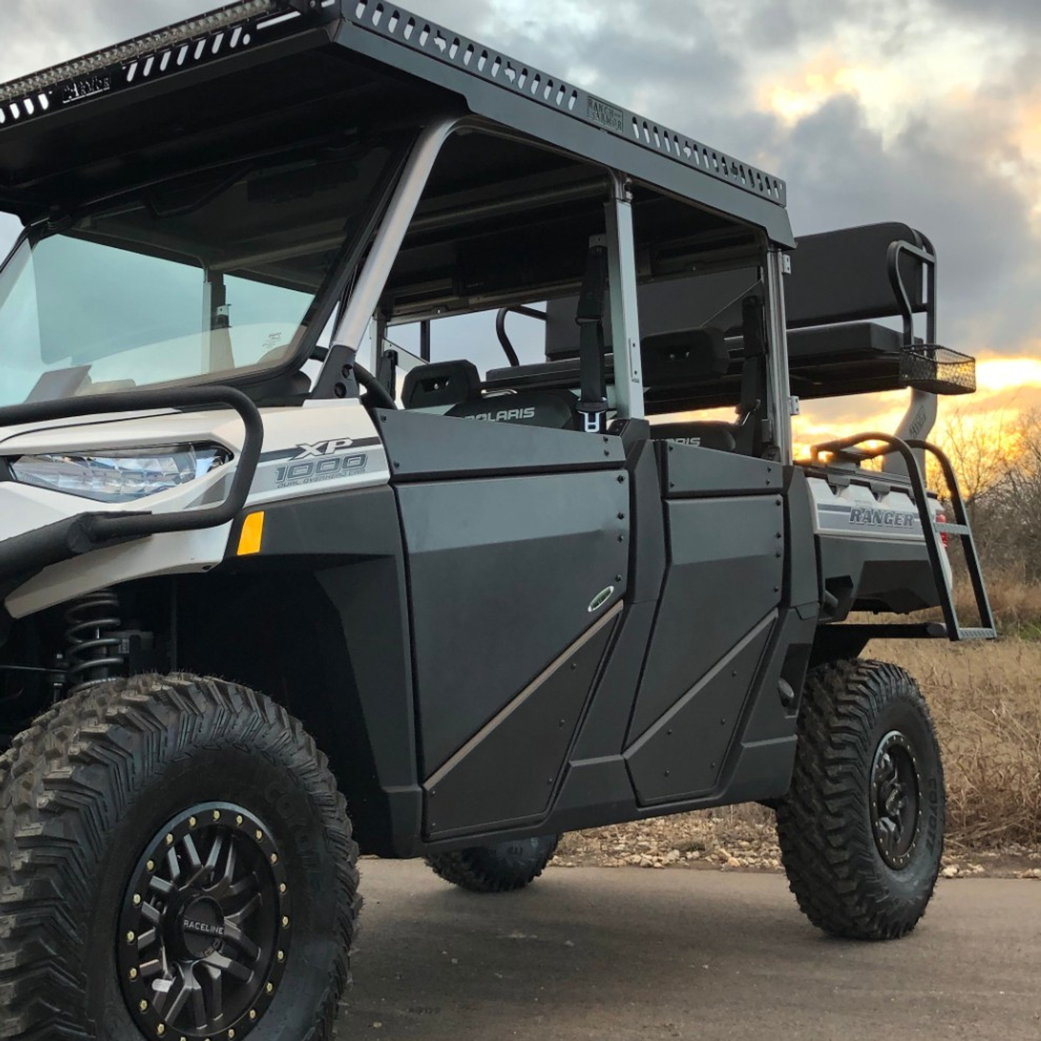 Fortress Polaris Ranger Crew 1000 Metal Doors Ranch Armor UTV