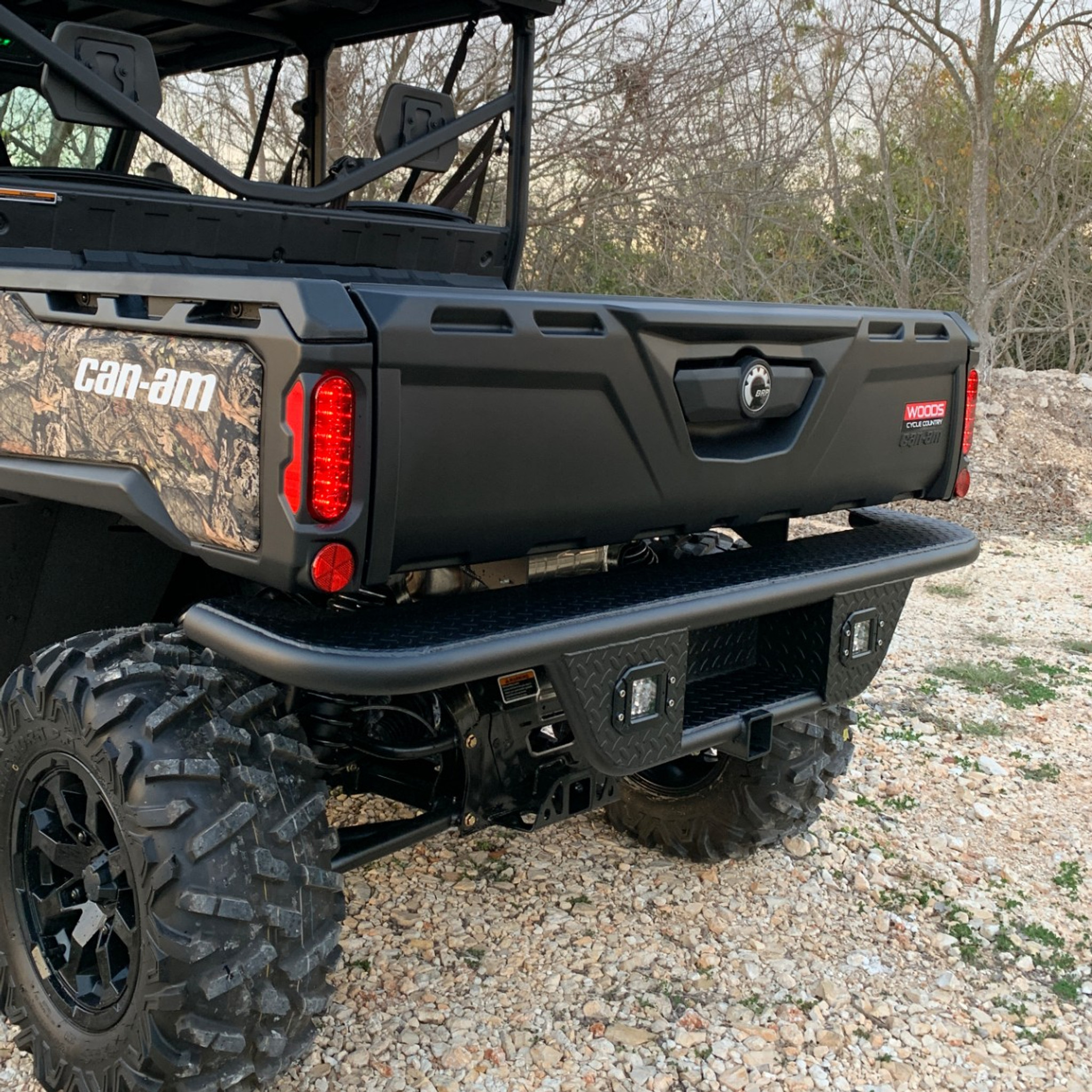 CanAm Defender Rear Replacement Bumper Guard by Ranch Armor