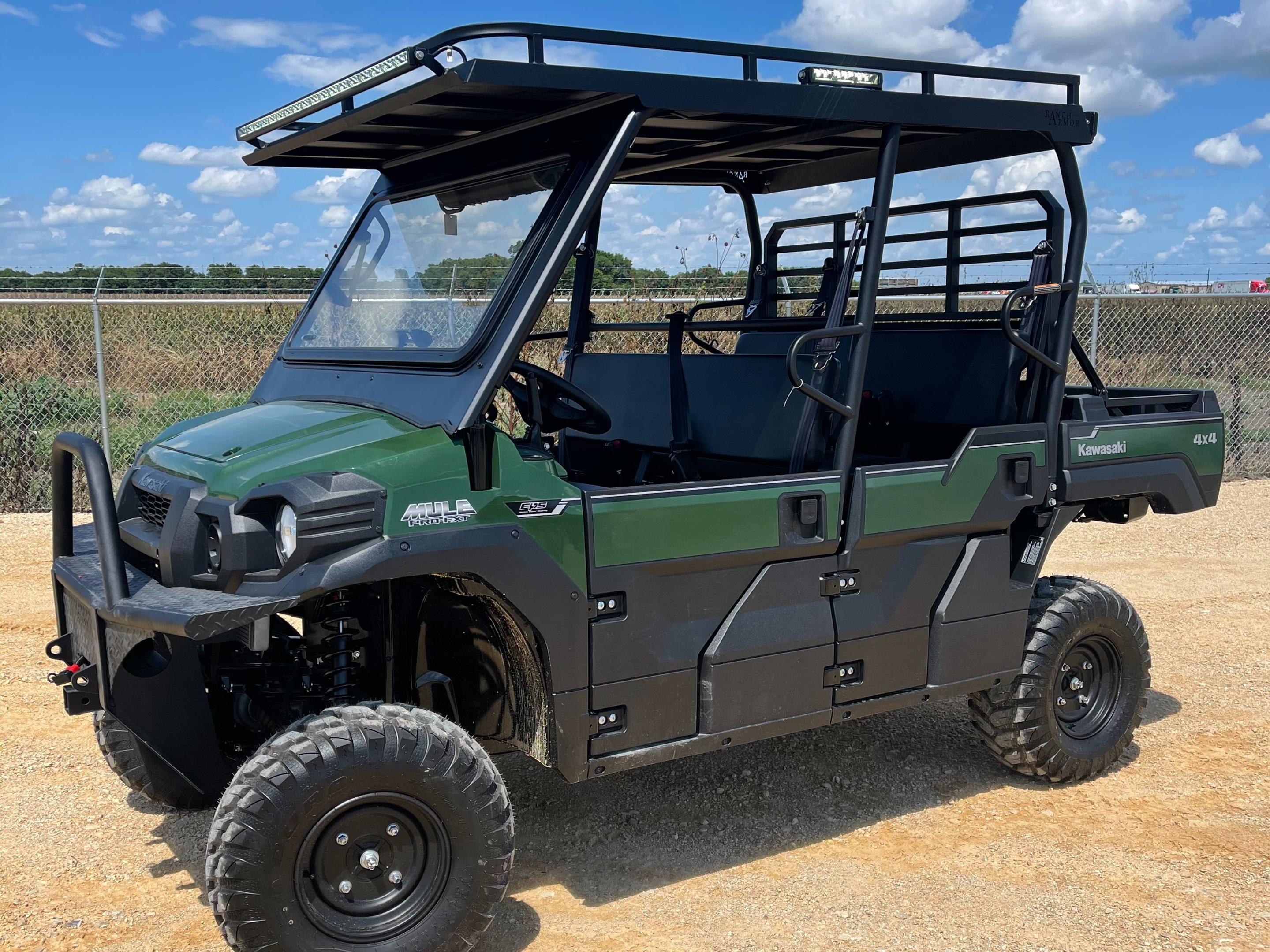 Kawasaki Mule Pro FXT Metal Top Roof Rack by Ranch Armor