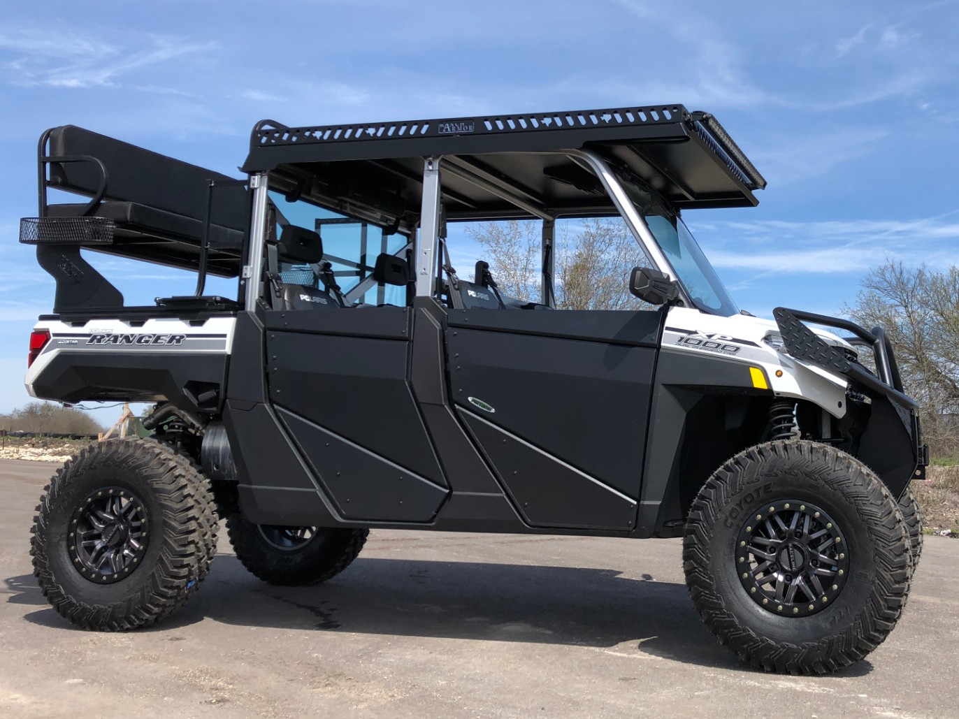 Fortress Polaris Ranger Crew 1000 Metal Doors Ranch Armor UTV